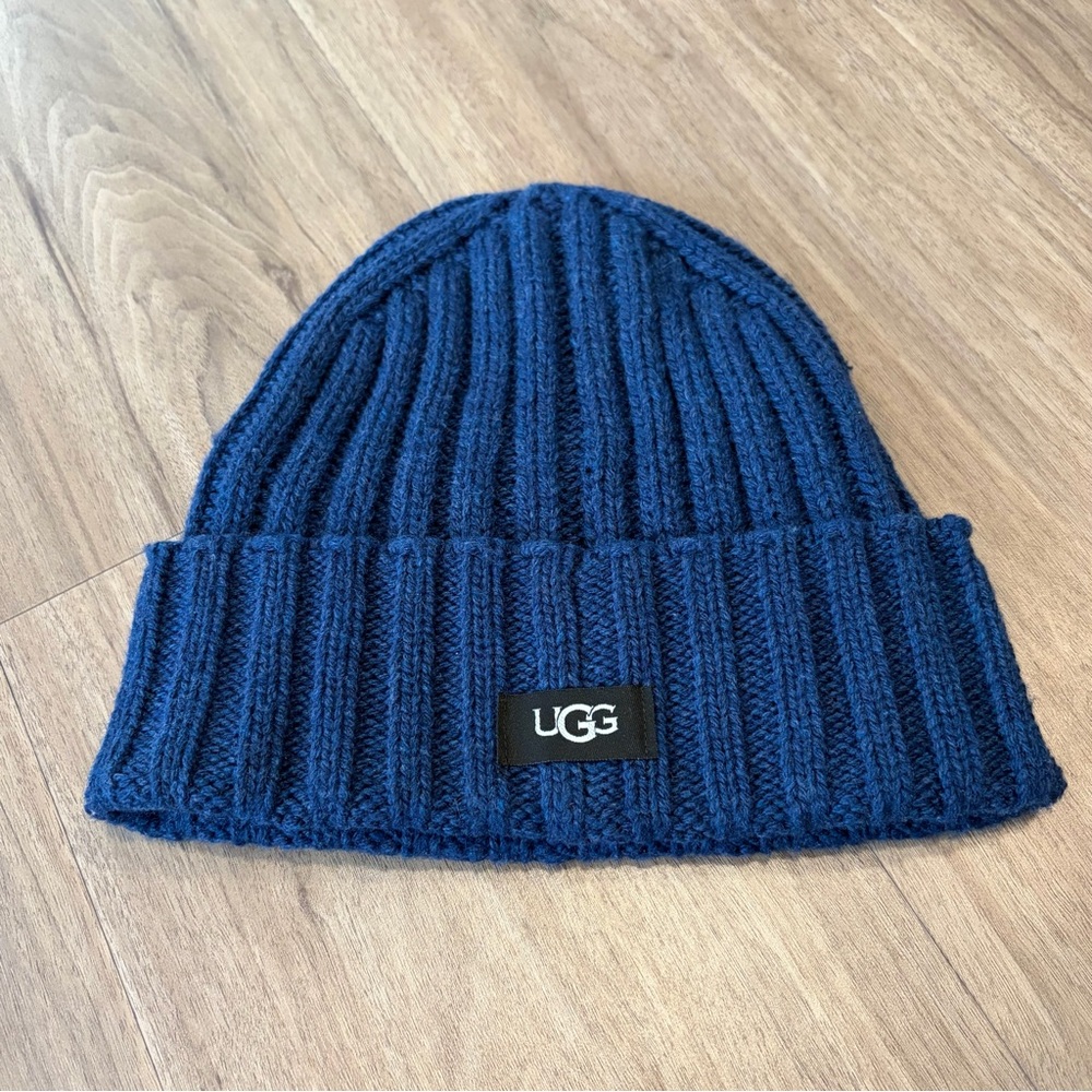 Ugg Solid Rib Knit Beanie - image 1